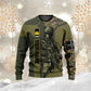 Personalized Sweden Soldier/ Veteran Camo With Name And Rank Hoodie 3D Printed - 16963776