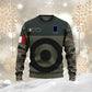 Sweat à capuche personnalisé avec camouflage soldat/vétéran de la France avec nom et grade imprimé en 3D - 16962912