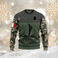 Personalized France Soldier/ Veteran Camo With Name And Rank Hoodie 3D Printed - 16962912