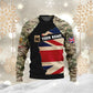 Personalized UK Soldier/ Veteran Camo With Name And Rank Hoodie 3D Printed - 04102300011