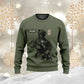 Personalized Denmark Soldier/ Veteran Camo With Name And Rank Hoodie - 16957728