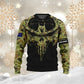 Personalisierter australischer Soldat/Veteranen-Hoodie im Camouflage-Stil mit Namen und Rang, 3D-Druck – 16977600