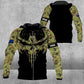 Personalisierter australischer Soldat/Veteranen-Hoodie im Camouflage-Stil mit Namen und Rang, 3D-Druck – 16977600