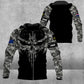 Personalisierter australischer Soldat/Veteranen-Hoodie im Camouflage-Stil mit Namen und Rang, 3D-Druck – 16977600