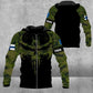 Personalized Finland Soldier/ Veteran Camo With Name And Rank Hoodie 3D Printed - 16977600