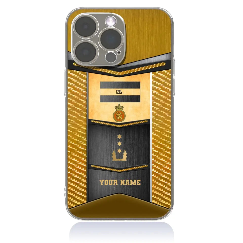 Personalized Netherlands Soldier/Veterans With Rank And Name Phone Case Printed - 2310230001