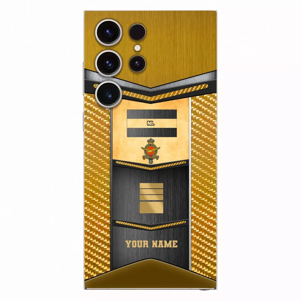 Personalized Netherlands Soldier/Veterans With Rank And Name Phone Case Printed - 2310230001