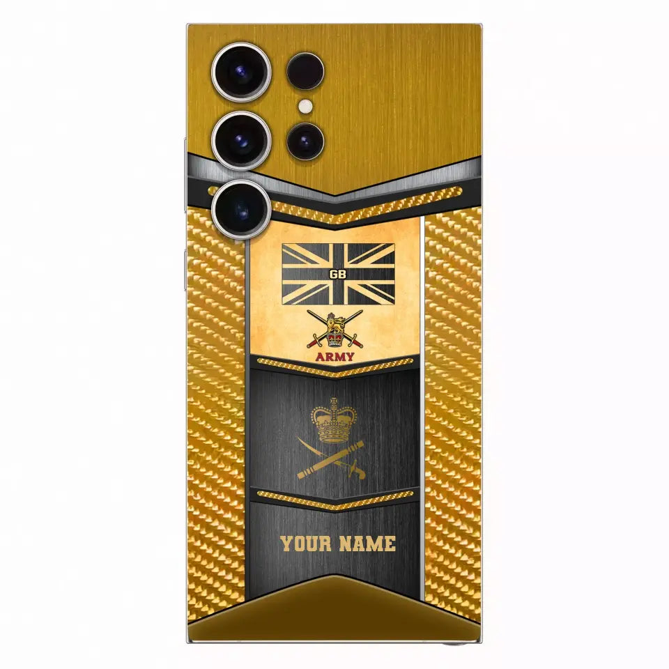 Personalized UK Soldier/Veterans With Rank And Name Phone Case Printed - 2310230001