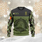 Personalized Ireland Soldier/ Veteran Camo With Name And Rank Hoodie 3D Printed - 16966368