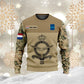 Personalized Netherlands Soldier/ Veteran Camo With Name And Rank Hoodie 3D Printed - 16966368