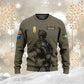 Personalized Sweden Soldier/ Veteran Camo With Name And Rank Hoodie 3D Printed - 16968096