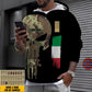 Personalized Italy Soldier/ Veteran Camo With Name And Rank Hoodie - 16988832