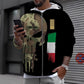 Personalized Italy Soldier/ Veteran Camo With Name And Rank Hoodie - 16988832