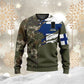 Personalized Finland Soldier/ Veteran Camo With Name And Rank Hoodie - 16989696