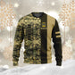 Personalized Austria Soldier/ Veteran Camo With Name And Rank Hoodie - 16990560