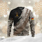 Personalisierter Kapuzenpullover mit Camouflage-Muster für deutsche Soldaten/Veteranen mit Namen und Rang, 3D-Druck – 0611230006