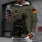 Personalisierter Kapuzenpullover mit Camouflage-Muster für deutsche Soldaten/Veteranen mit Namen und Rang, 3D-Druck – 0611230010