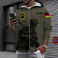 Personalisierter Kapuzenpullover mit Camouflage-Muster für deutsche Soldaten/Veteranen mit Namen und Rang, 3D-Druck – 0611230010