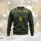 Personalisierter Kapuzenpullover mit Camouflage-Muster für deutsche Soldaten/Veteranen mit Namen und Rang, 3D-Druck – 0610230003