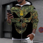 Sweat à capuche personnalisé avec camouflage soldat/vétéran allemand avec nom et grade imprimé en 3D - 0711230014