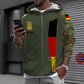 Personalisierter Kapuzenpullover mit Camouflage-Muster für deutsche Soldaten/Veteranen mit Namen und Rang, 3D-Druck – 0711230011