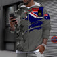 Personalisierter australischer Soldat/Veteranen-Hoodie im Camouflage-Stil mit Namen und Rang, 3D-Druck – 1699401612