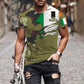 Personalized Ireland Soldier/ Veteran Camo With Name And Rank Hoodie - 16989696