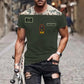 Sweat à capuche personnalisé avec camouflage soldat/vétéran allemand avec nom et grade imprimé en 3D - 0610230003