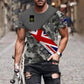 Personalized Australia Soldier/ Veteran Camo With Name And Rank Hoodie 3D Printed - 1699401602