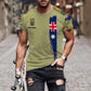 Personalisierter australischer Soldat/Veteranen-Hoodie im Camouflage-Stil mit Namen und Rang, 3D-Druck – 1699401607