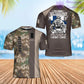 Personalized Finland Soldier/ Veteran Camo With Name And Rank T-Shirt 3D Printed - 0302240003