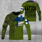 Personalized Finland Soldier/ Veteran Camo With Name And Rank Hoodie - 16886016