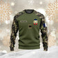 Personalized France Soldier/ Veteran Camo With Name And Rank Hoodie 3D Printed - 1696291204