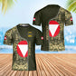 Personalized Austria Soldier/ Veteran Camo With Name And Rank T-shirt 3D Printed - 2001240001