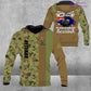 Sweat à capuche personnalisé avec nom et grade de soldat/vétéran australien - 1689120001