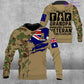 Personalized Australia Soldier/ Veteran Camo With Name And Rank Hoodie 3D Printed - 16899840