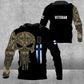 Personalized Finland Soldier/ Veteran Camo With Name And Rank Hoodie 3D Printed - 16943904