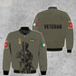 Personalized Italy Soldier/ Veteran Camo With Name And Rank Hoodie - 16968096