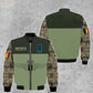 Personalisierter Kapuzenpullover mit 3D-Druck für belgische Soldaten/Veteranen im Camouflage-Muster mit Namen und Rang – 16966368