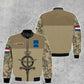 Personalisierter Kapuzenpullover mit Camouflage-Muster für niederländische Soldaten/Veteranen mit Namen und Rang, 3D-Druck – 16966368