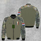 Personalisierter Kapuzenpullover mit Camouflage-Muster für niederländische Soldaten/Veteranen mit Namen und Rang, 3D-Druck – 16968960