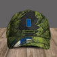 Casquette de baseball camouflage personnalisée avec rang et nom pour soldat/vétéran finlandais - 1705230001 - D04