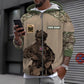 Personalisierter Kapuzenpullover mit Camouflage-Muster für britische Soldaten/Veteranen mit Namen und Rang, 3D-Druck -0512230001