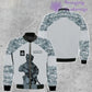 Personalized UK Soldier/ Veteran Camo With Name And Rank Bomber Jacket 3D Printed - 0511230001