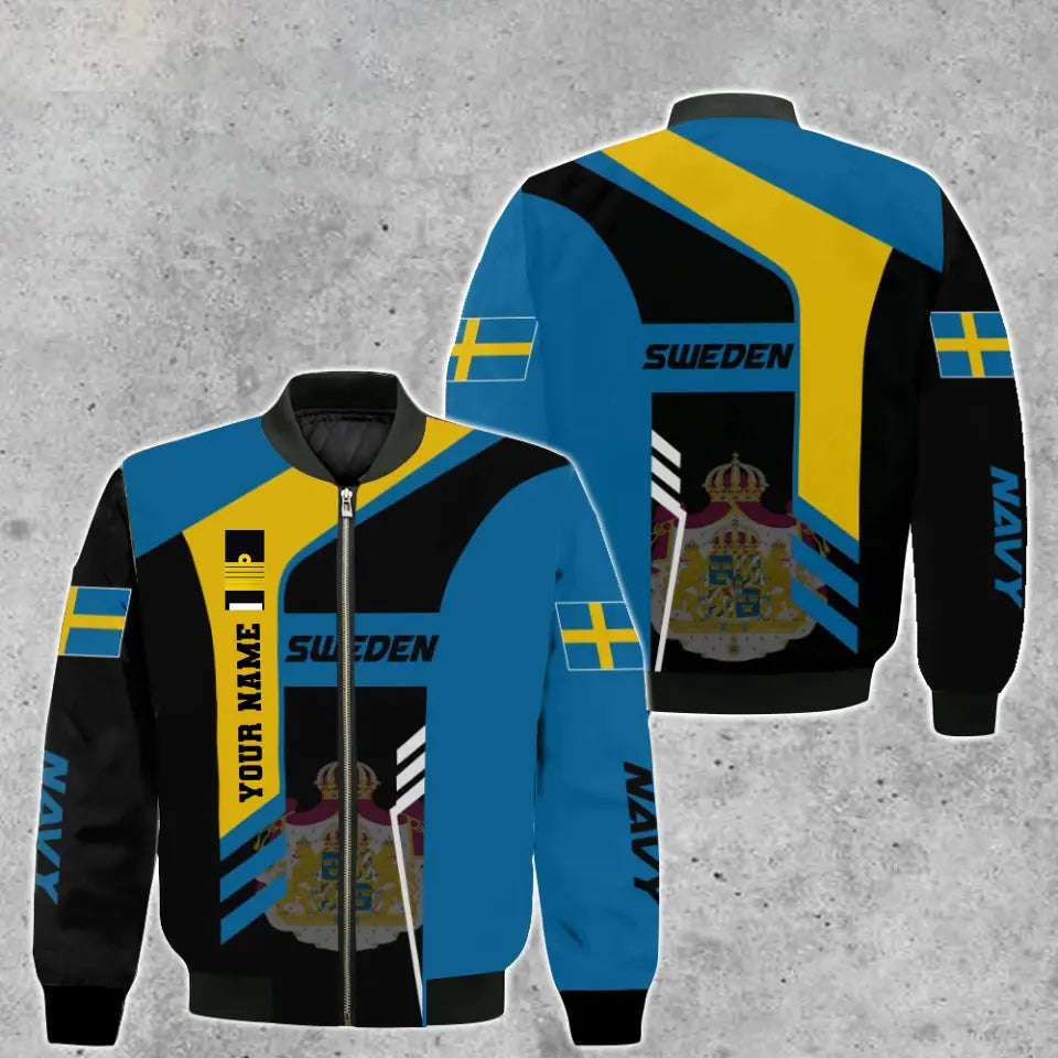 Personalized Sweden Solider/ Veteran Camo With Name And Rank Hoodie 3D Printed - 0512230001