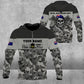 Personalisierter Kapuzenpullover mit Camouflage-Muster für australische Soldaten/Veteranen mit Namen und Rang, 3D-Druck – 17022528