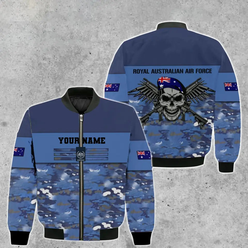 Sweat à capuche personnalisé avec camouflage soldat/vétéran australien avec nom et grade imprimé en 3D - 17022528