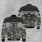 Personalized Australian Soldier/ Veteran Camo With Name And Rank Bomber Jacket Printed - 17022528