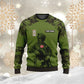 Sweat à capuche personnalisé avec camouflage soldat/vétéran du Danemark avec nom et grade imprimé en 3D - 17023392