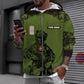 Personalized Denmark Soldier/ Veteran Camo With Name And Rank Hoodie 3D Printed - 17023392